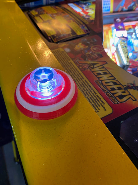 Avengers Custom 3D "Captain Shield" Lockdown bar button Mod.