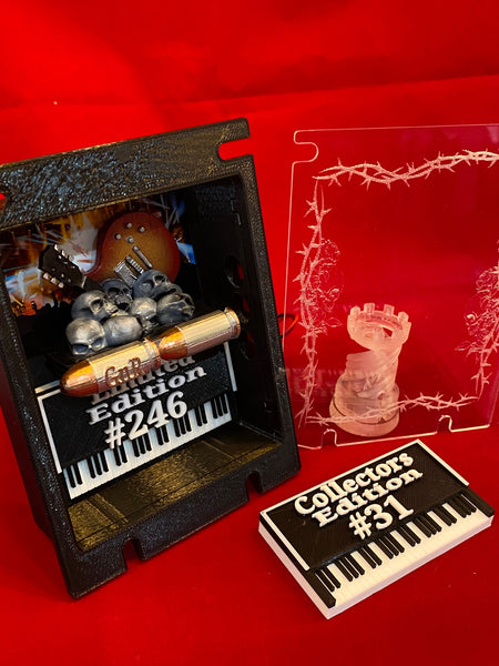 JJP Guns N Roses Custom Illuminated coin door LE/CE/SE Shadow Box Mod