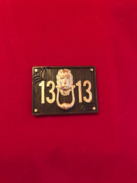 The Munsters "1313 Shooter Plate" custom mod.