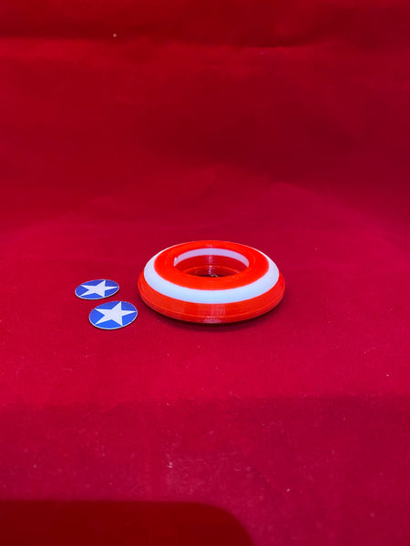 Avengers Custom 3D "Captain Shield" Lockdown bar button Mod.