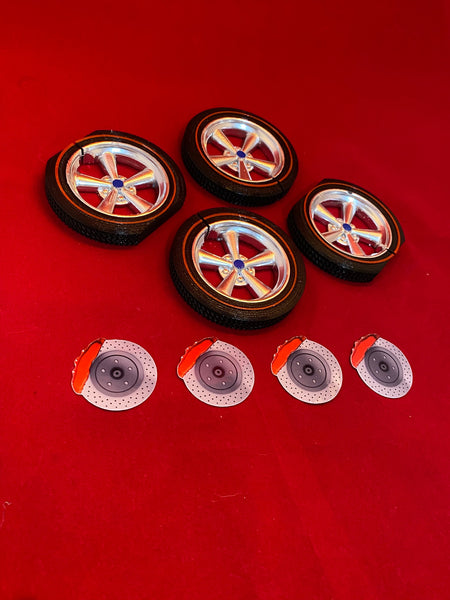 API Hot Wheels "Redline Tires" Custom 3D Pop Bumper complete Mod Set!