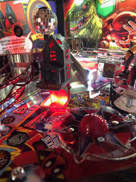 Deadpool Custom "HELLHOUSE" illuminated villain lair!