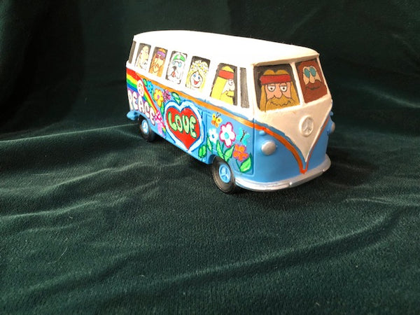 Junk Yard Pinball Custom painted Hippy Bus! Groovy Man!