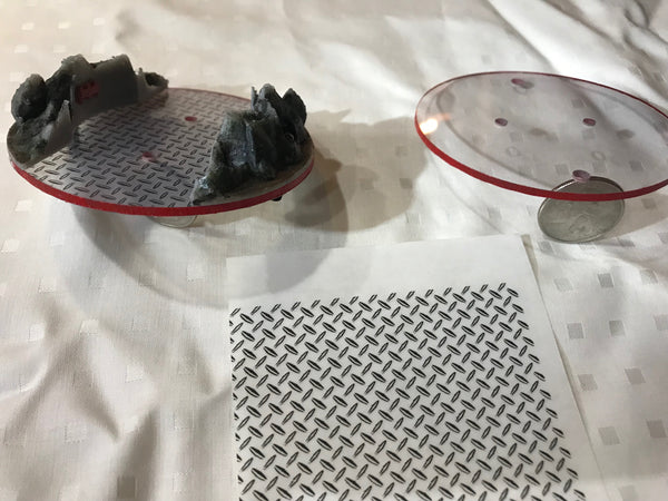 Batman 66 Batcave Spinner Upgrade Kit Complete with mounting disk!