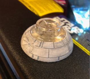 Star Wars custom Death Star Slam Lockdown bar button Mod!