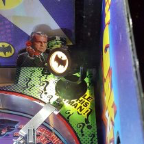 DocQuest Mini Bat-signal Interactive Game playfield mounted! Batman 66!