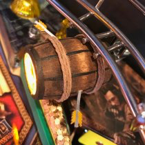 Hobbit Pinball New Custom Barrel Spot Lights Mod upgrade kit.
