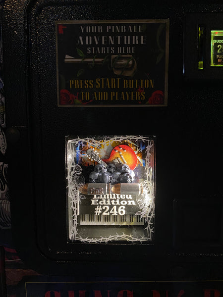 JJP Guns N Roses Custom Illuminated coin door LE/CE/SE Shadow Box Mod