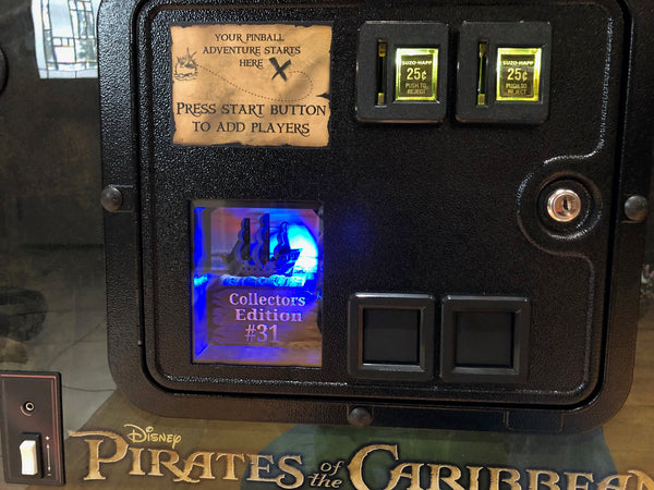 JJP Pirates of the Caribbean Custom coin door LE/CE Shadow Box Mod