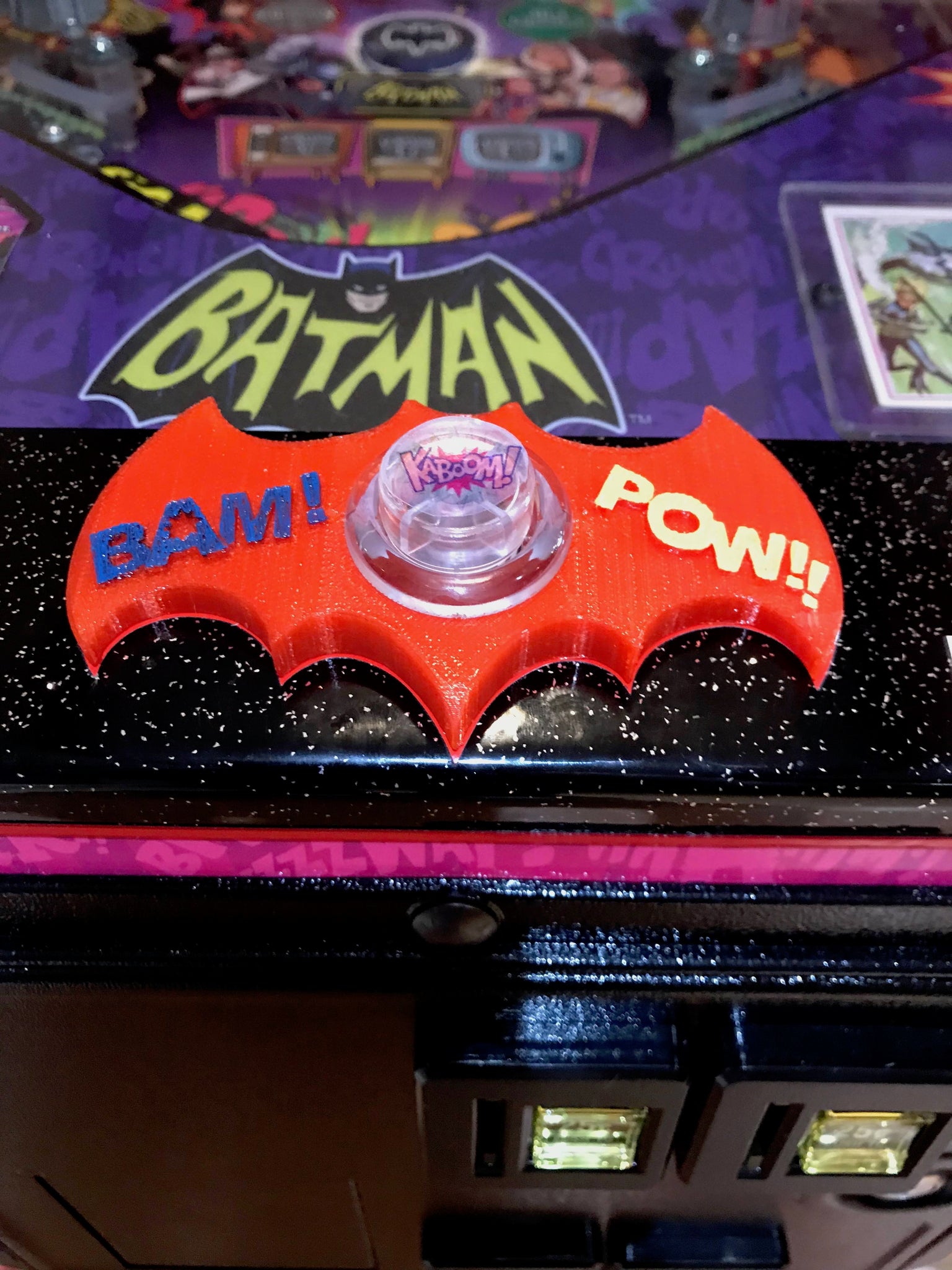 Batman 66 KaBoom Custom Lockdown bar Badge!
