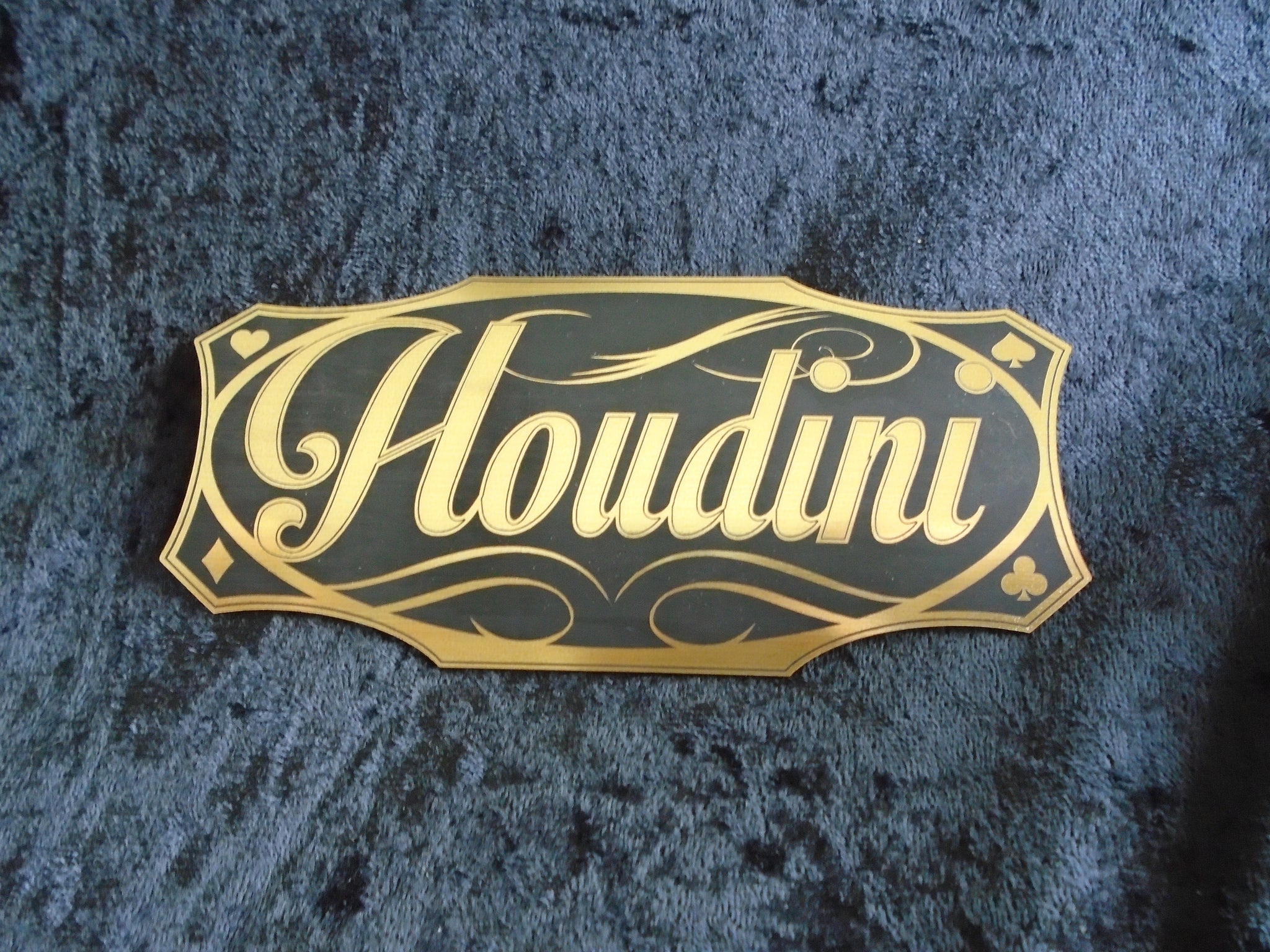 API Houdini Custom Houdini header Badge 3D engraved Mod!