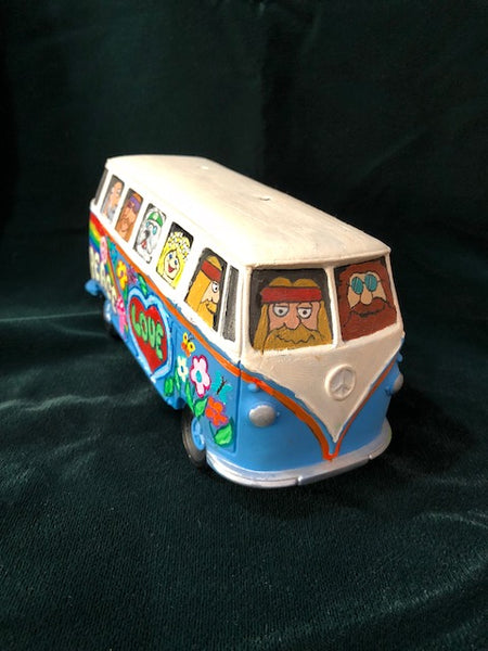 Junk Yard Pinball Custom painted Hippy Bus! Groovy Man!